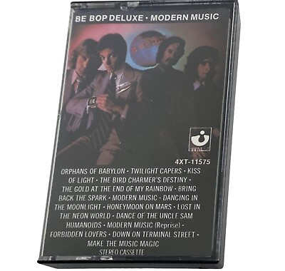 #ad BE BOP DELUXE Modern Music Cassette Tape Art Glam Rock Harvest EMI Records $8.50