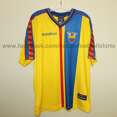 mint ECUADOR 1999 2001 home football shirt Marathon camisa camiseta jersey $234.56