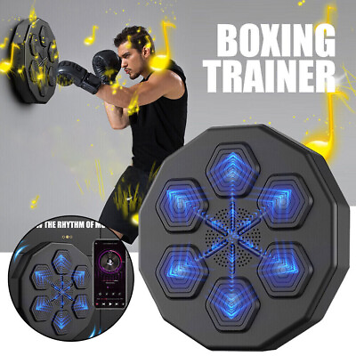 #ad Boxing Training Target Wall Mount Music Smart Boxing Fight Equipment Bluetooth $139.81