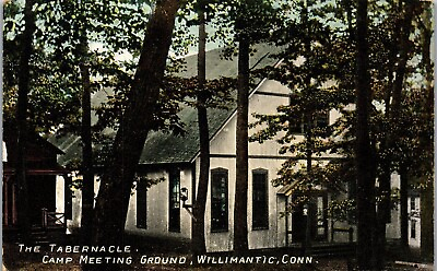 #ad Vintage CT Postcard Tabernacle Church Camp Meeting Ground Willimantic $4.98