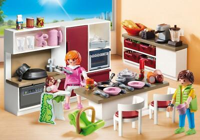 Playmobil #9269 Kitchen for Modern House New Factory Sealed $24.99