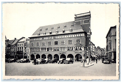 #ad c1950#x27;s Grand Place Hasselt Patisserie Glaces Restaurant Belgium Postcard $14.98