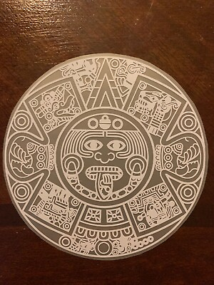 Aztec Calendar Decal Sticker Ancient Native Decal Calendario Azteca $18.99