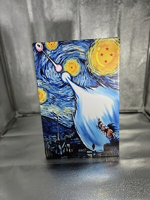 #ad International Starry Night Art Abstract Canvas Wall Art Dragonball Z $24.99