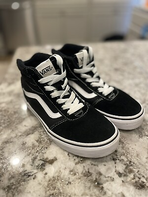 #ad VANS off the Wall Kids Youth unisex sz 3 high tops lace up skate shoes sneakers $15.00