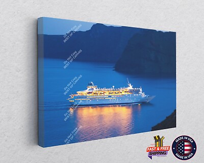 #ad Luxury Cruise Ship Ocean Wall Canvas Décor Art Print Room Home Décor $99.49