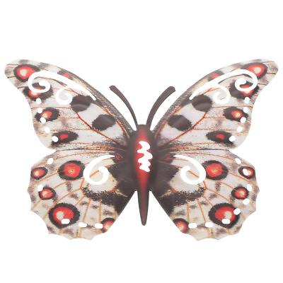 #ad #ad Outdoor Wall Decor Butterflies Sculpture Decorations Hanging $13.57
