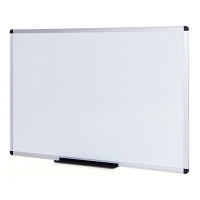 #ad VIZ PRO Magnetic White Board Dry Erase Board for Wall Office School 8#x27; x 4#x27; $360.90