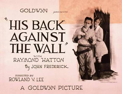 #ad #ad His Back Against The Wall Lobby Card Raymond Hatton Old Movie Photo AU $9.00