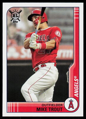 #ad 2021 Topps Big League Mike Trout #1 BASEBALL Los Angeles Angels $1.50