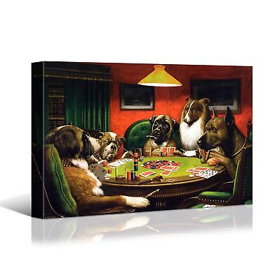 #ad #ad Dogs Playing Poker Canvas:Coolidge Reproduction Giclee Print Modern Decor $99.99