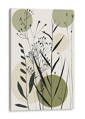 #ad Abstract Botanical Art Canvas Print Modern Home Decor Wall Art $55.37
