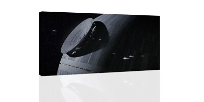 #ad Star Wars Death Star CANVAS OR PRINT WALL ART $59.00