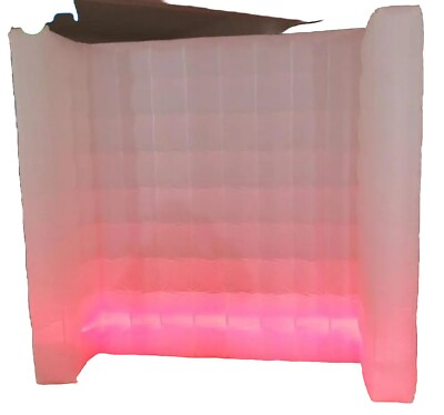 #ad 6.8ft Inflatable Lighting Wall For Photo Booth With LED LightsInternal Blower $484.64