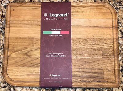 #ad #ad New Legnoart Art Living Made in Italy Oak Chopping Block 14.5 x 11 x 1.5 Inches $49.99