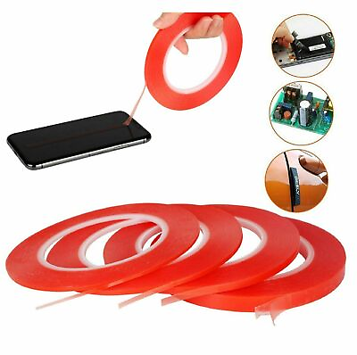 #ad RED Double Sided Super Sticky Heavy Duty Adhesive Tape For Cell Phone Repair $5.29