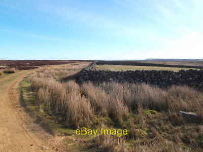 #ad #ad Photo 6x4 The north wall above Low Thwaites Cross Holme c2022 GBP 2.00