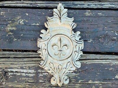 Fleur de Lis Wall Plaque Old World Tuscan Medieval French Country decor new $49.95