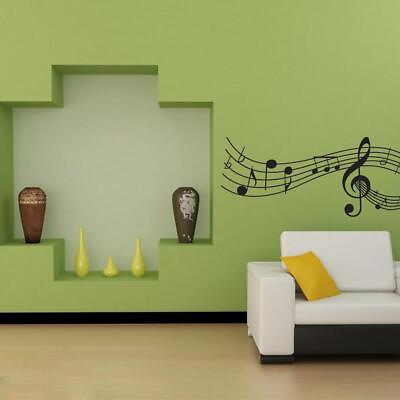 #ad Music Notes Band Room Home Removable Wall Stickers Decor Wall Dec $2.71