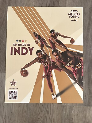 #ad Cleveland Cavaliers NBA 2024 Cavs All Star 24x16 Wall Promo Poster 🔥🏀 $15.00