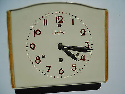 #ad Vintage Art Deco style 1930s Ceramic Kitchen Wall clock JUNGHANS $299.00