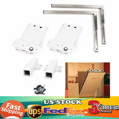 #ad Murphy Wall Bed Springs Hinges Mechanism Hardware Kit Queen Size Vertical $75.41