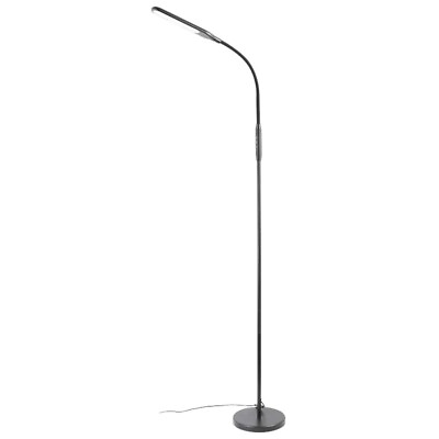 #ad Modern 71quot; LED Floor Lamp with 4 Brightness amp; 4 CCT Settings Black $15.98