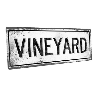 #ad Vineyard Metal Sign; Wall Decor for Kitchen and Dinning Room $19.99