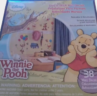 #ad #ad Winnie The Pooh Wall Decals baby Nursery Room Decor Disney Stickers Removeable $14.99