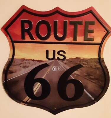 #ad #ad dojune Vintage Home Decor Route 66 Highway Shield Wholesale Metal Sign 11quot; x 11quot; $18.00