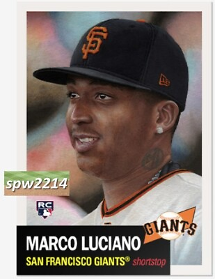 #ad Topps Living Set Marco Luciano #716 Presale $5.99
