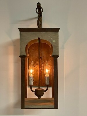 #ad indoor wall lantern sconce $120.00