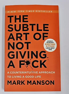 #ad #ad The Subtle Art of Not Giving A Fuck by Mark Manson $11.50