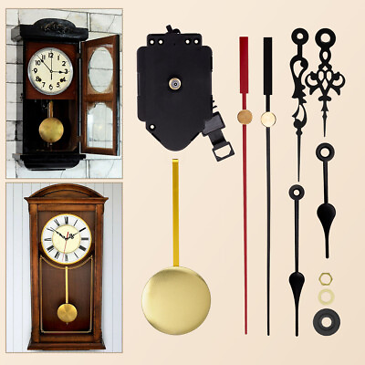 Quartz DIY Wall Clock Pendulum Swing Movement Mechanism Kit Chime Repair Parts $8.79