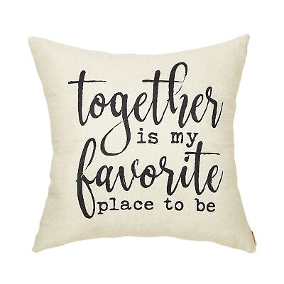 #ad Rustic Decoration Together is My Favorite Place to Be Farmhouse Décor Sweet H... $18.64