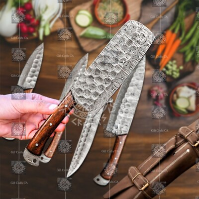 #ad #ad Santoku Fillet Pairing Slicer Cleaver Carver CHEF KNIFE KITCHEN KNIVES CHEF SET $97.34