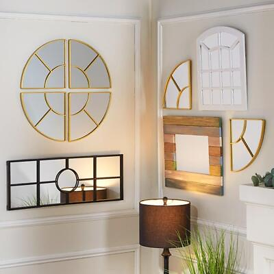 #ad Decorative Windowpane Hanging Boho Look Wall Mirrors Home Decorative Accents $58.99