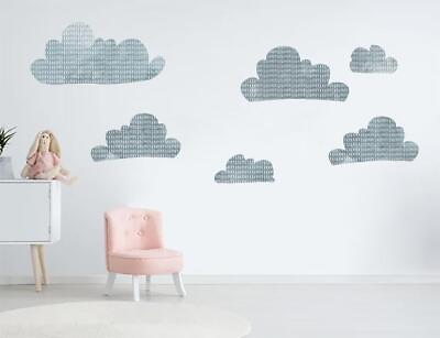 #ad #ad Watercolors Clouds Nursery Wall Sticker Decal Home Decor Mural Children WC193 $17.99