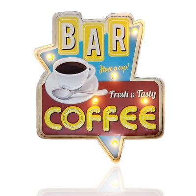 #ad #ad Retro Cafe Decor for Kitchen Living Room Home Shop Office Apartment $32.99