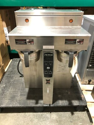 Fetco CBS 2052e EXTRACTOR Twin Dual Automatic Coffee Brewer Maker 240V $295.00