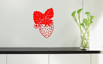 #ad Wall Stickers Vinyl Decal Decor Kitchen Berry Strawberries ig1389 $29.99