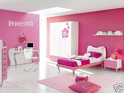 #ad DREAM Girls Room Nursry Baby Home Decor Wall Art Decal $17.28
