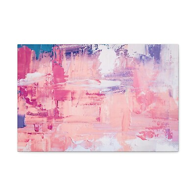 #ad Pink Modern Abstract Paintings Canvas Wall Art For Kitchen Bedroom Living Room $69.99