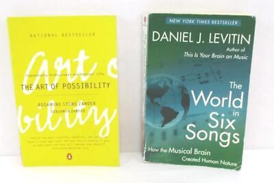#ad 2 Paperback Books The Art Of Possibility Zander The World In Six Songs Levitin $11.00
