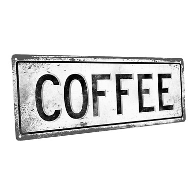 #ad Coffee Metal Sign; Wall Decor for Kitchen and Dinning Room $36.99