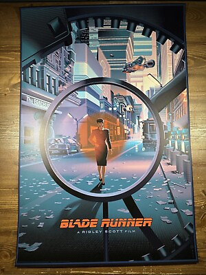 #ad Blade Runner “Target” Art Print Movie Poster VARIANT By Laurent Durieux XX 325 $298.88