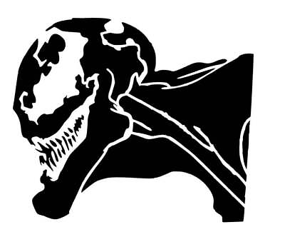 #ad DIY Art Project Paint Reusable Stencil Silhouette Spider Man Carnage Venom $4.00