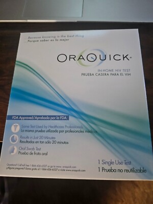 #ad OraQuick In Home HIV Test Expires 03 2026 RESULTS IN 20 MIN $14.80