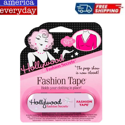 #ad Hollywood Fashion Secrets Double Stick Fashion Tape for All Fabrics 36 Strip $13.89