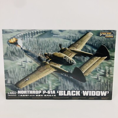 #ad #ad Great Wall Hobby 1 48 Scale Northrop P 61A Black Widow L4802 Brand New Sealed $90.00